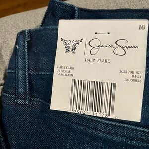 Jessica Simpson Blue Flare Wide Leg Jeans